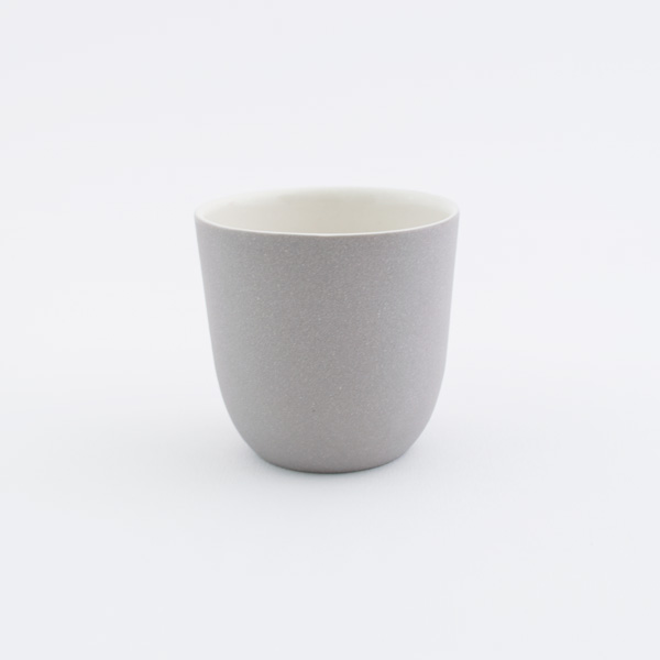 grey and white porcelain espresso cup