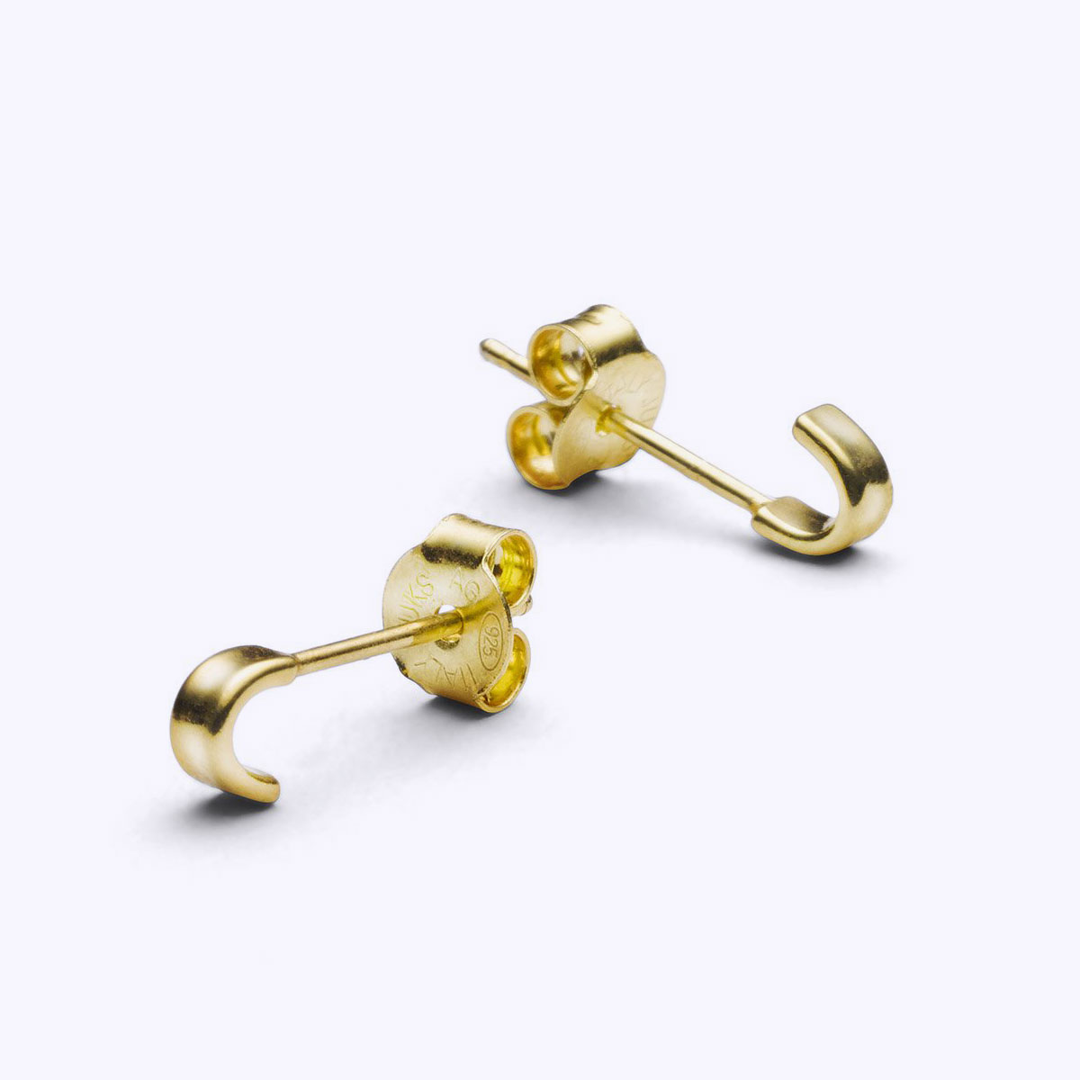 gold hook earrings