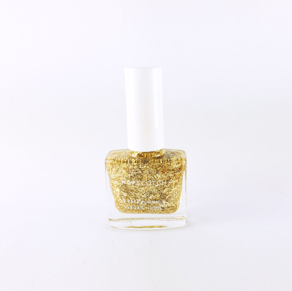 Gold Glitter Vegan Nail Varnish • HOPSCOTCH