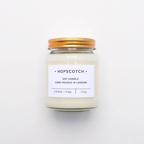Hopscotch Cedar + Pine Medium Jar Candle
