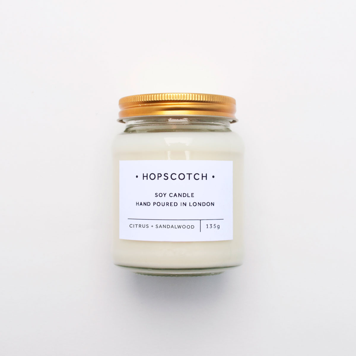 Hopscotch Citrus + Sandalwood Medium Jar Candle