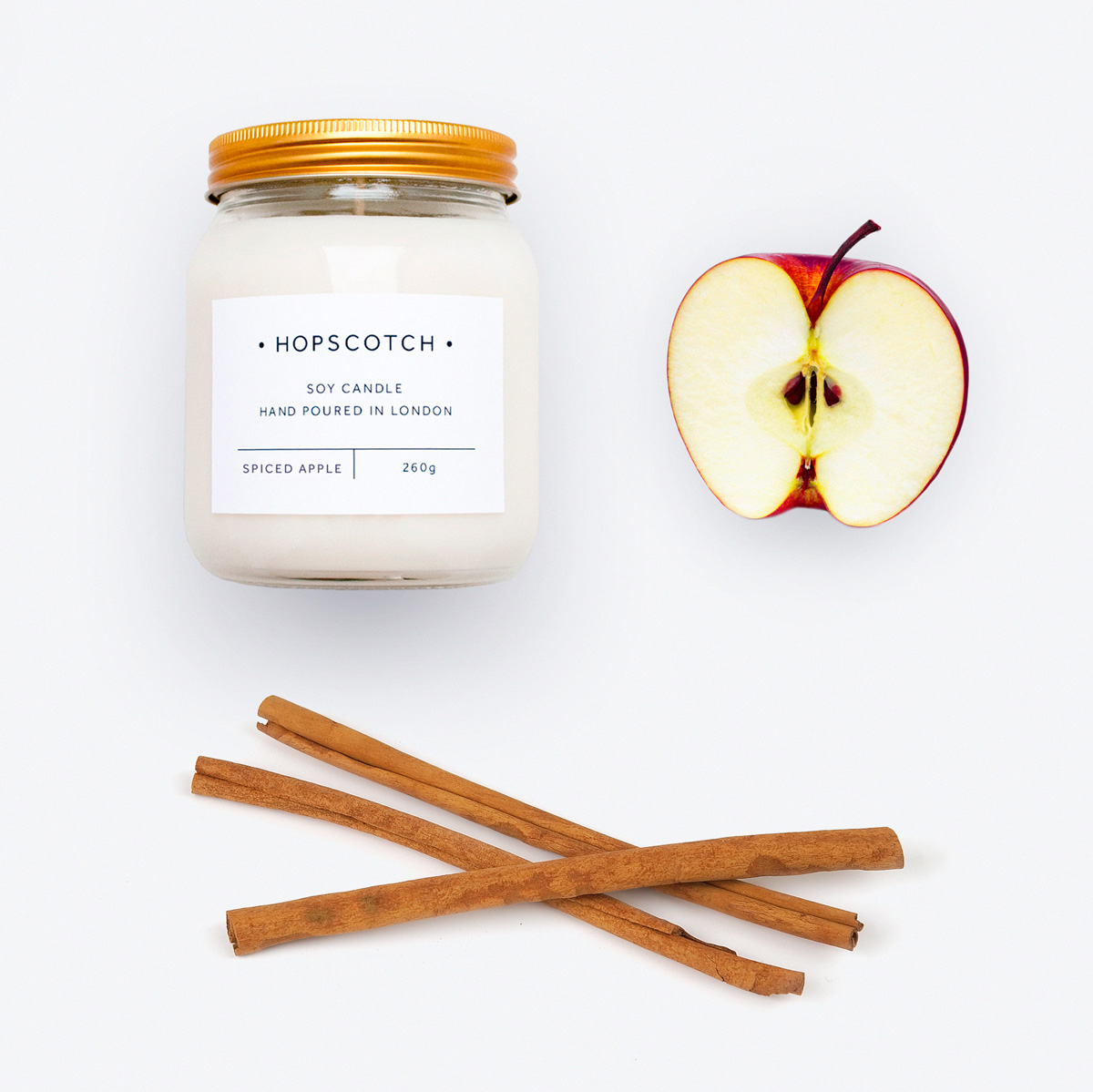 Hopscotch Spiced Apple Large Jar Candle
