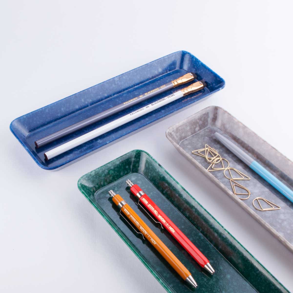 marbled pen tray