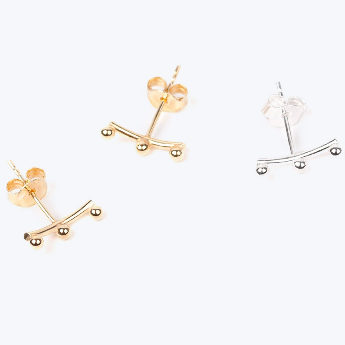 gold constellation earrings